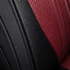 Kit Completo de Capas para Banco de Carro Protecar em Couro Legítimo Universal 5 Lugares Com Airbag + Tapetes e Capa de Volante